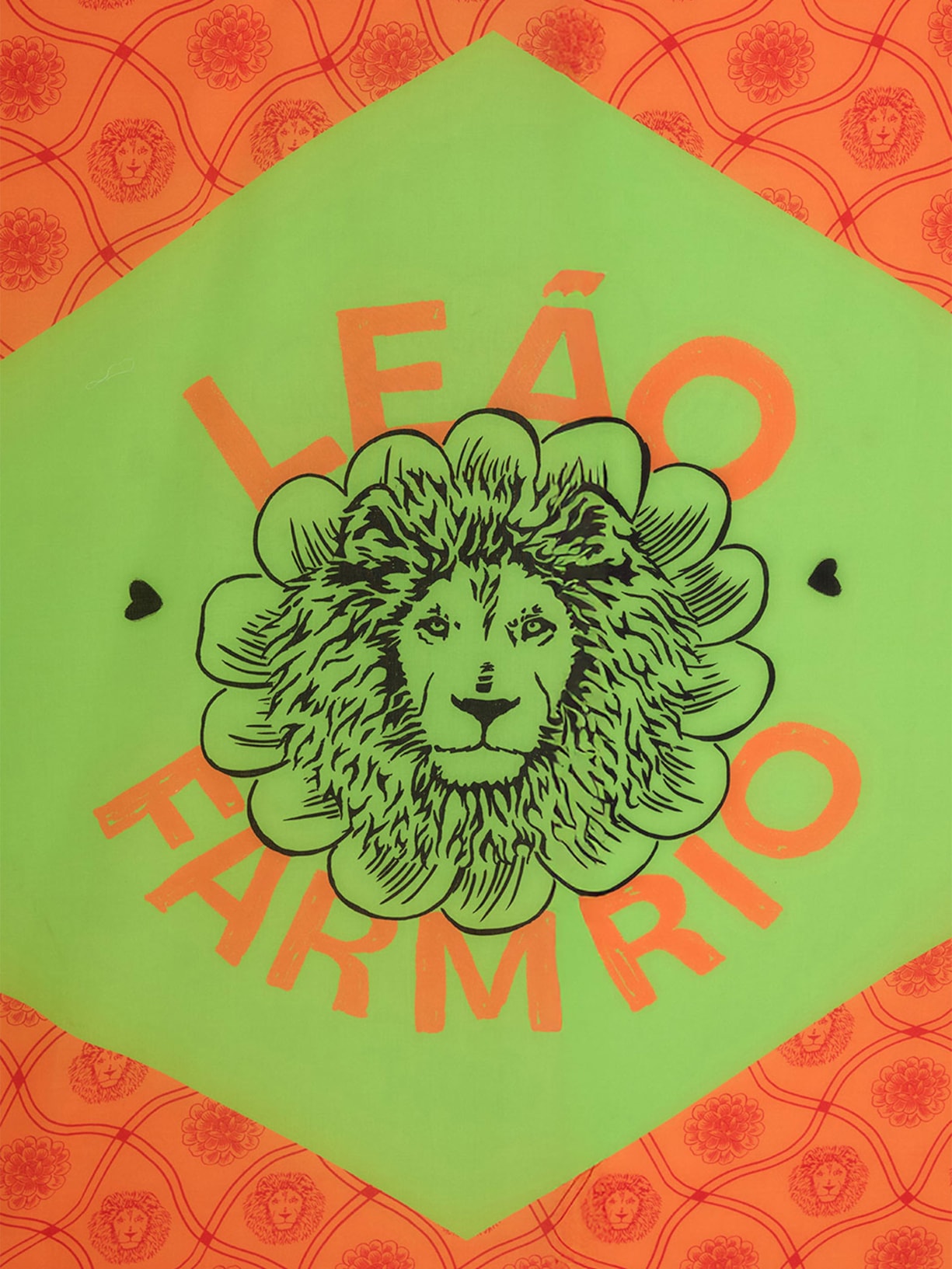 Canga Feminina Bandeira Matte Rio Laranja Farm Etc + Matte Leão