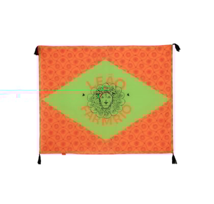 Canga Feminina Bandeira Matte Rio - Laranja