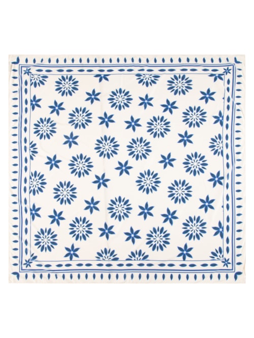 Canga Feminina Estampada - Azul