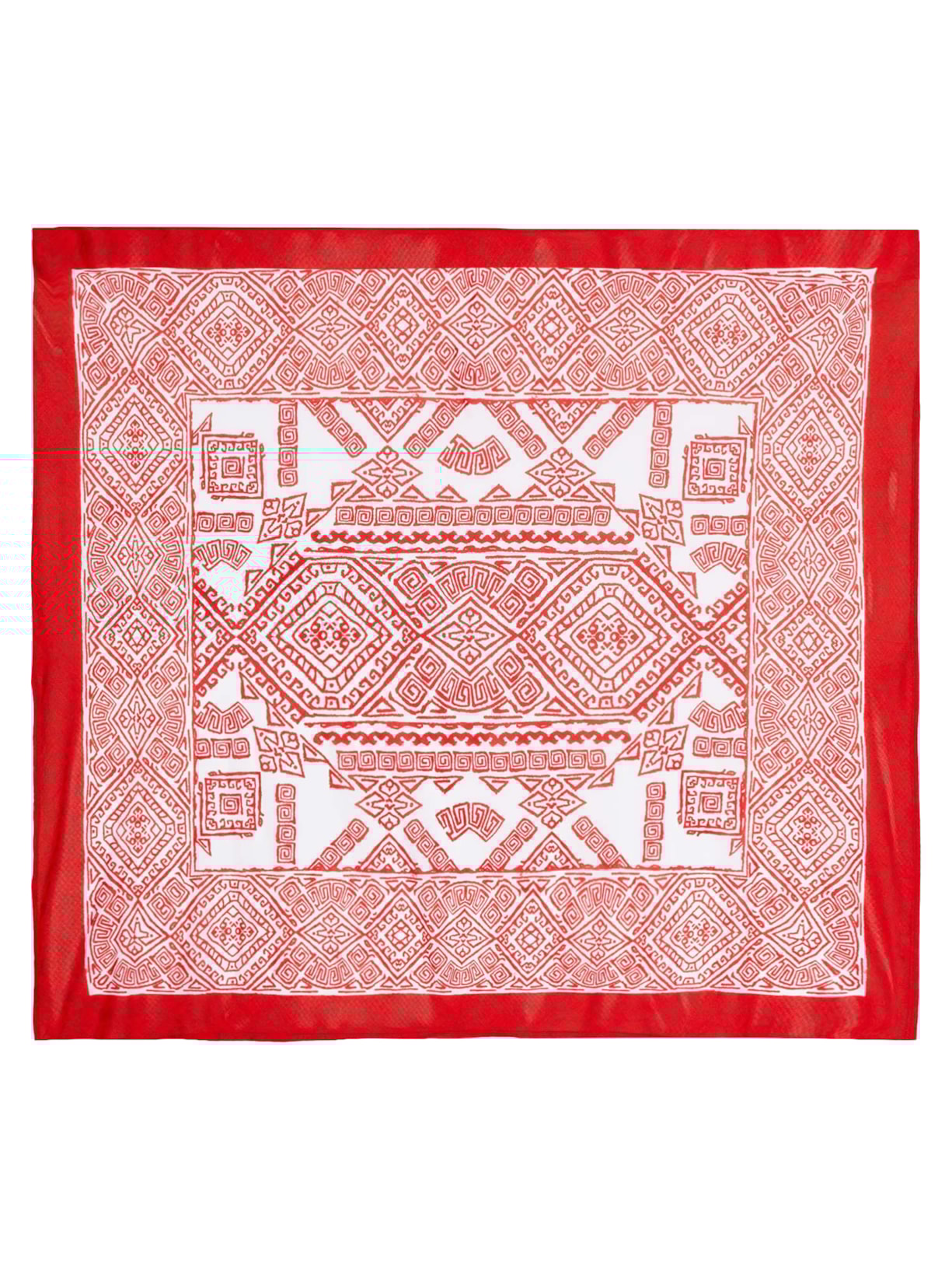 Canga Feminina Estampada Panô - Vermelho