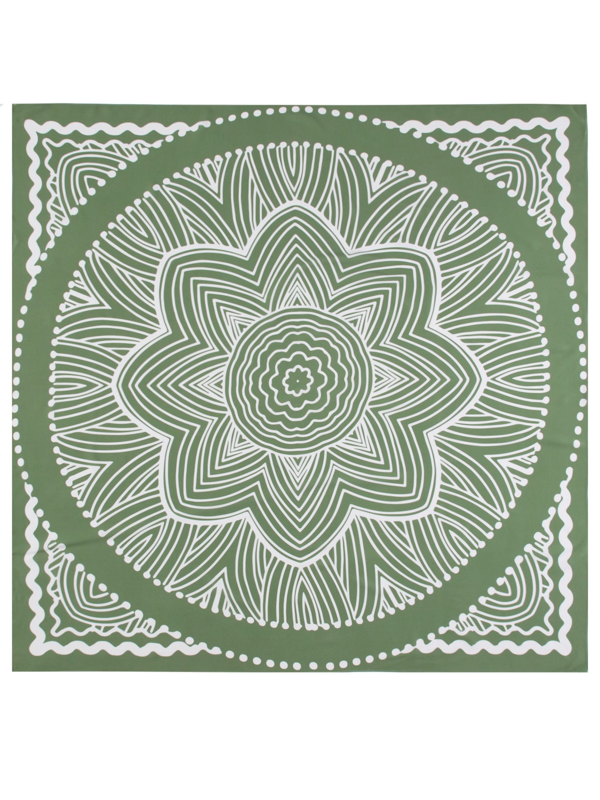 Canga Feminina Estampada - Verde