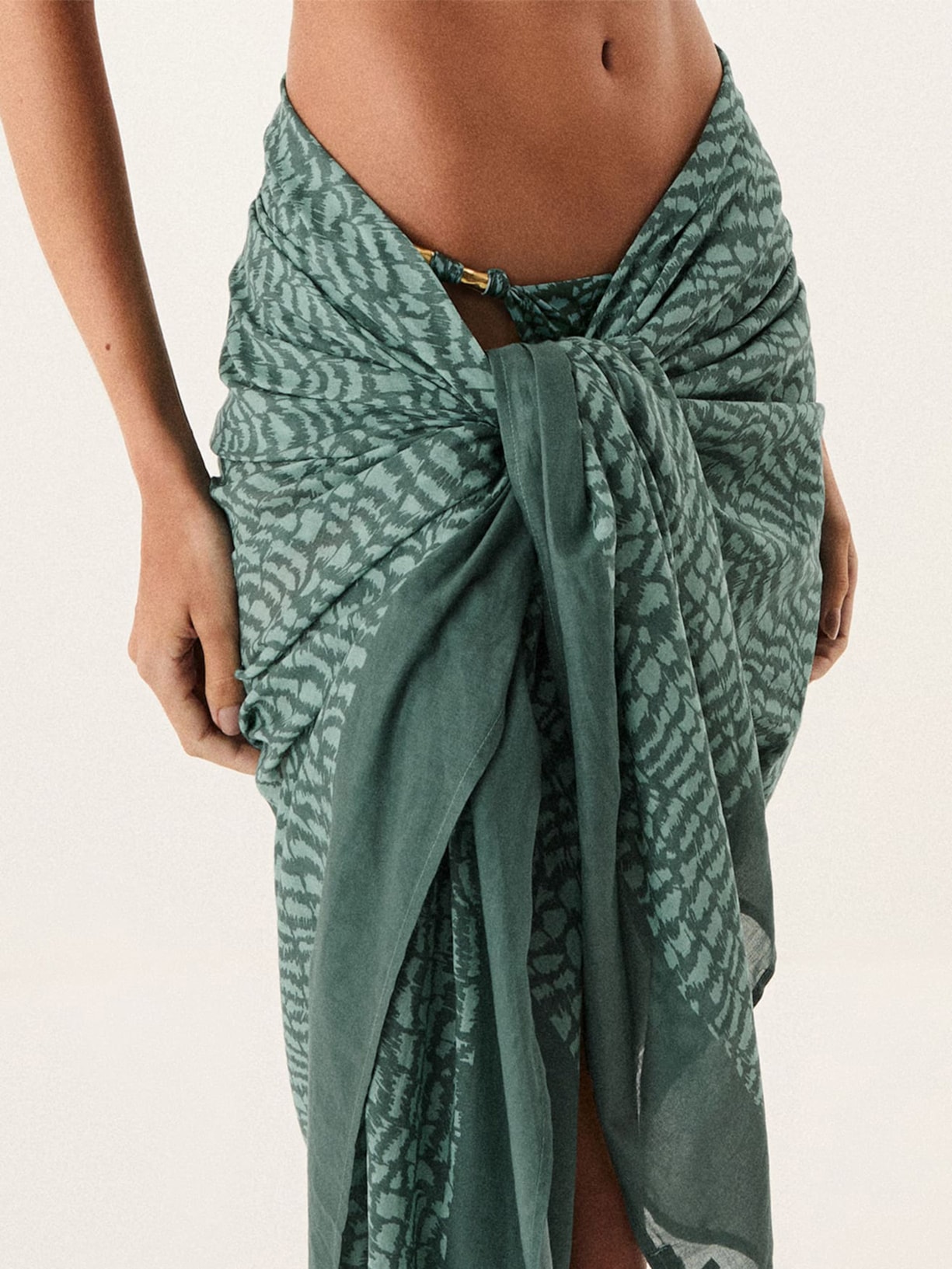 Canga Feminina Estampada – Verde Vix