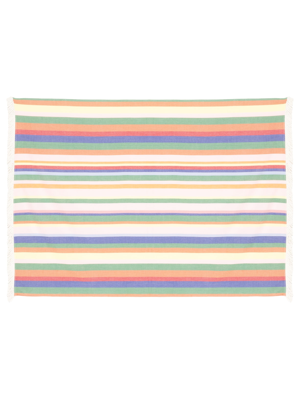 Canga Feminina Fio Tinto Listra Bananeira Bege Farm Praia