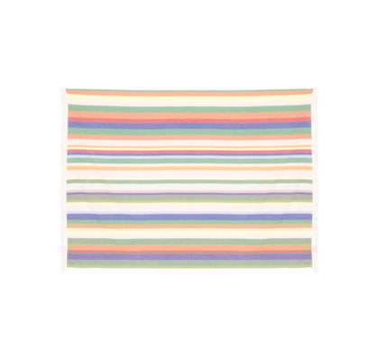 Canga Feminina Fio Tinto Listra Bananeira - Bege