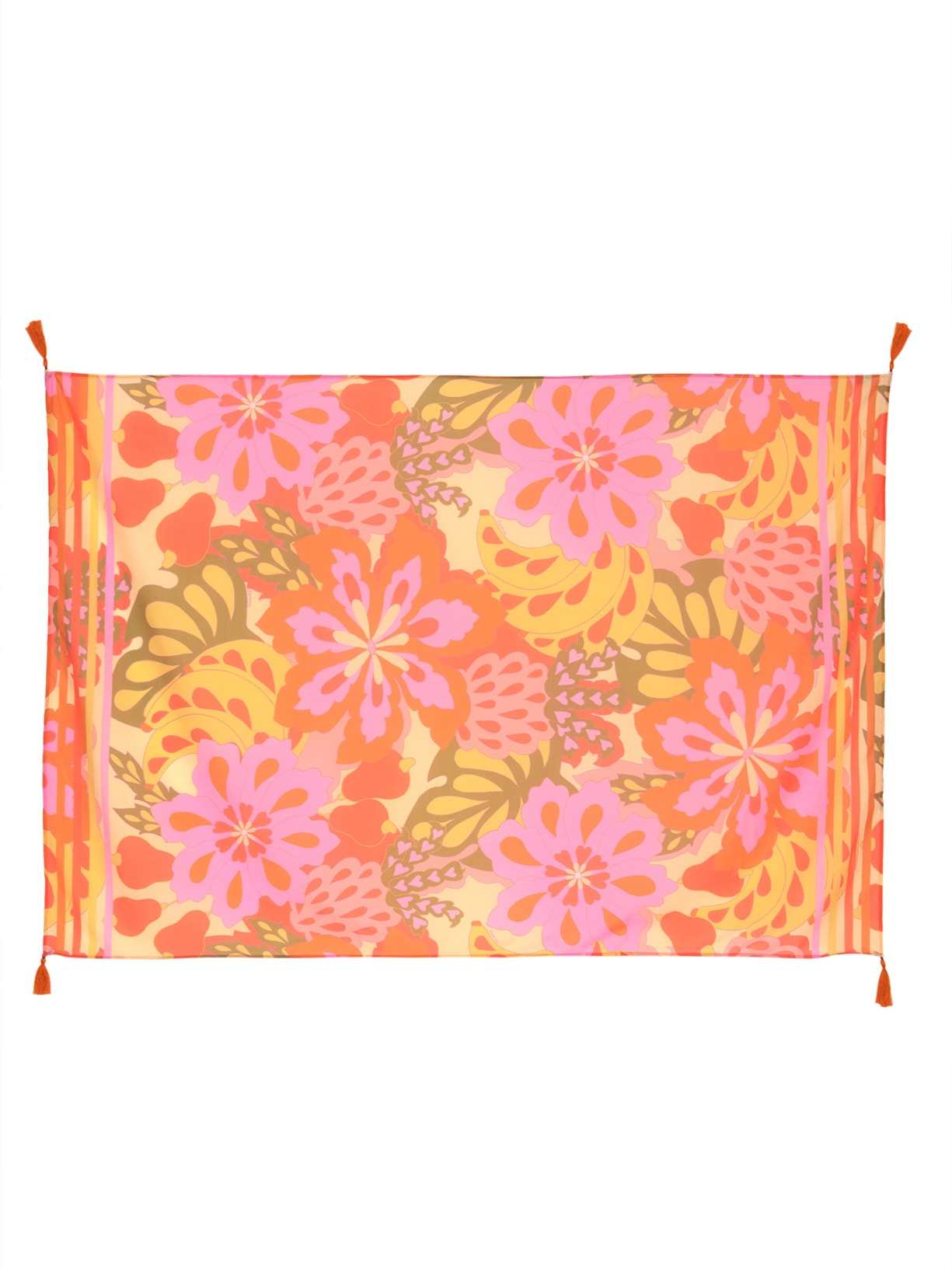 Canga Feminina Flora Lee Achadinhos - Amarelo