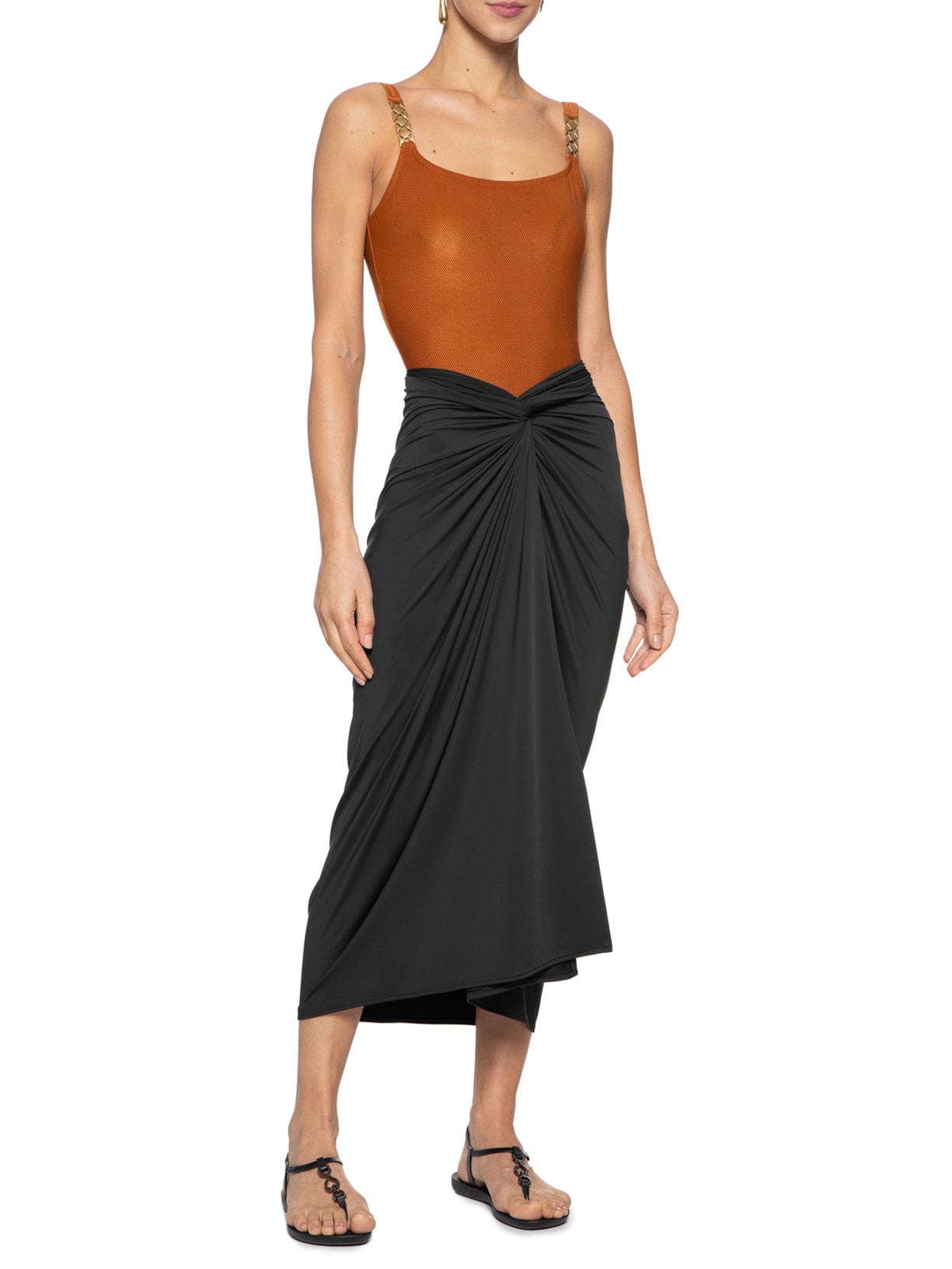 Canga Feminina No Touch Bio Preto Lenny Niemeyer