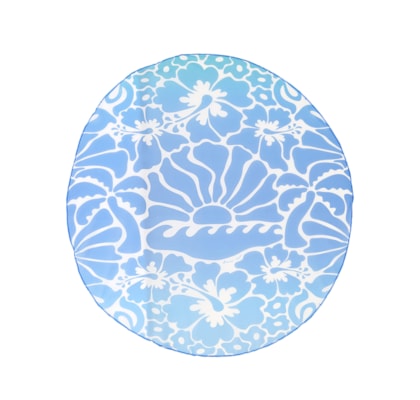 Canga Feminina Praia Sunset Yoga Off - Azul