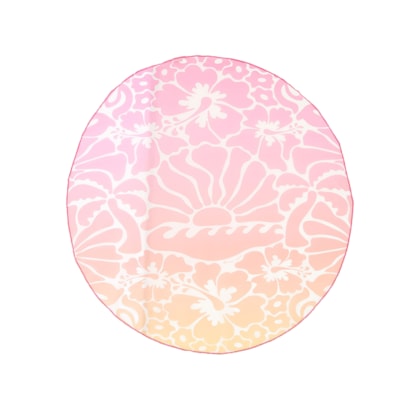 Canga Feminina Praia Sunset Yoga Off - Rosa