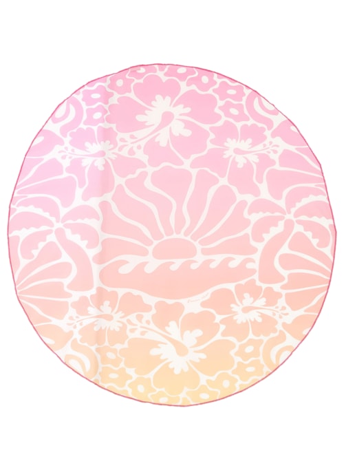 Canga Feminina Praia Sunset Yoga Off - Rosa