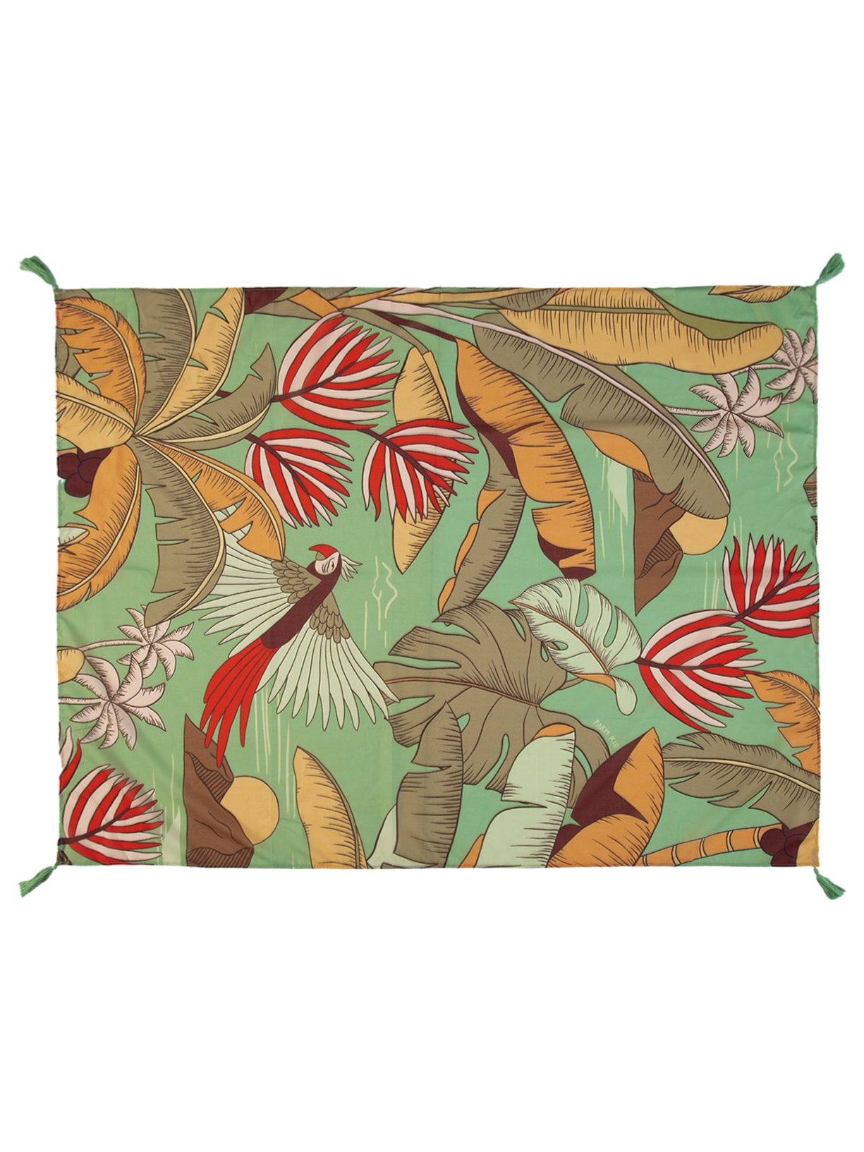 Canga Feminina Revoada Tropical - Verde