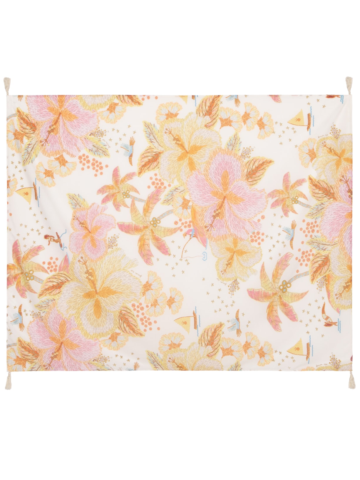 Canga Praiana Ilha De Flor - Amarelo