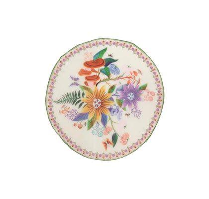 Canga Redonda Jardim Brilhante - Branco