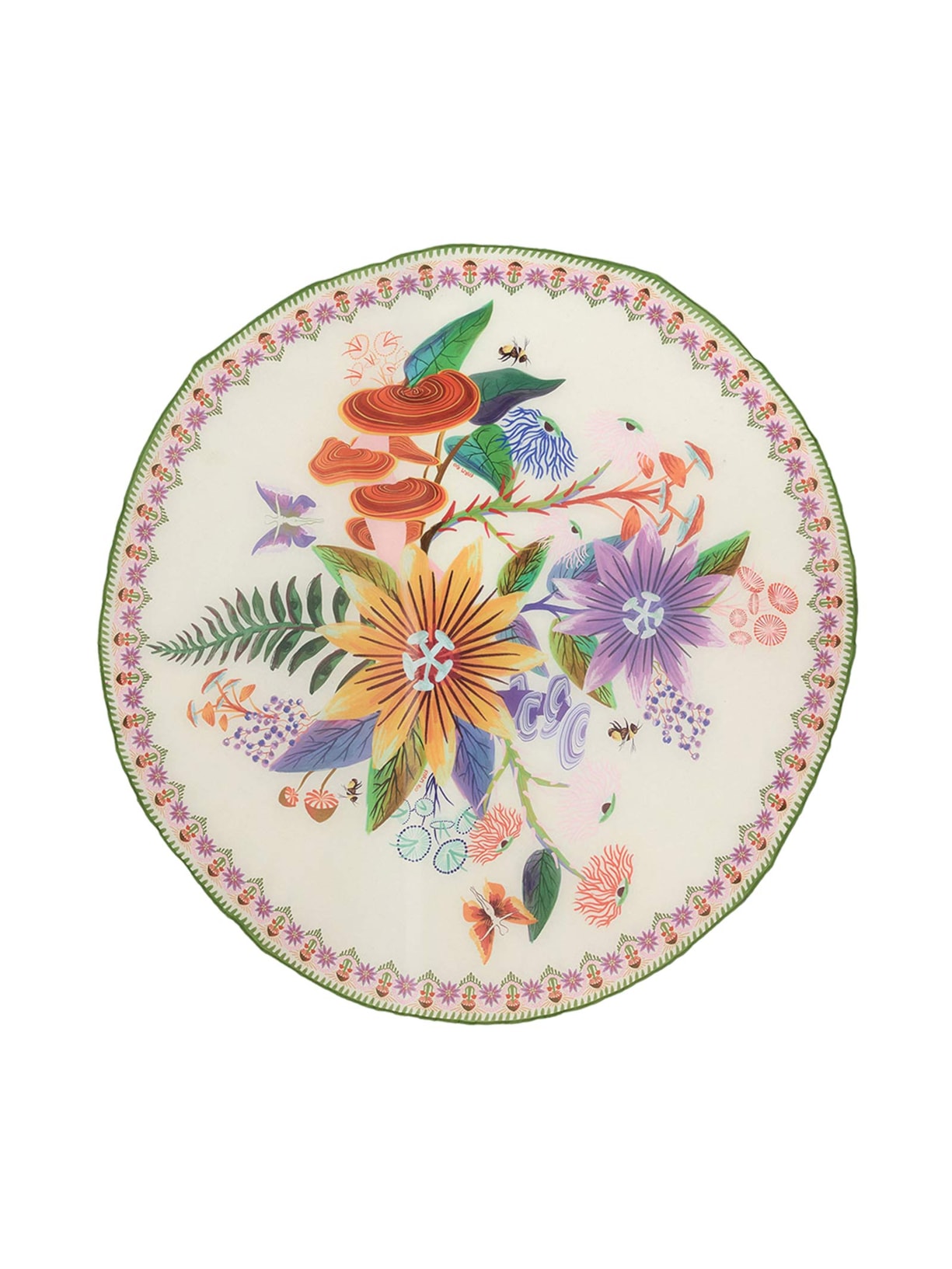 Canga Redonda Jardim Brilhante - Branco