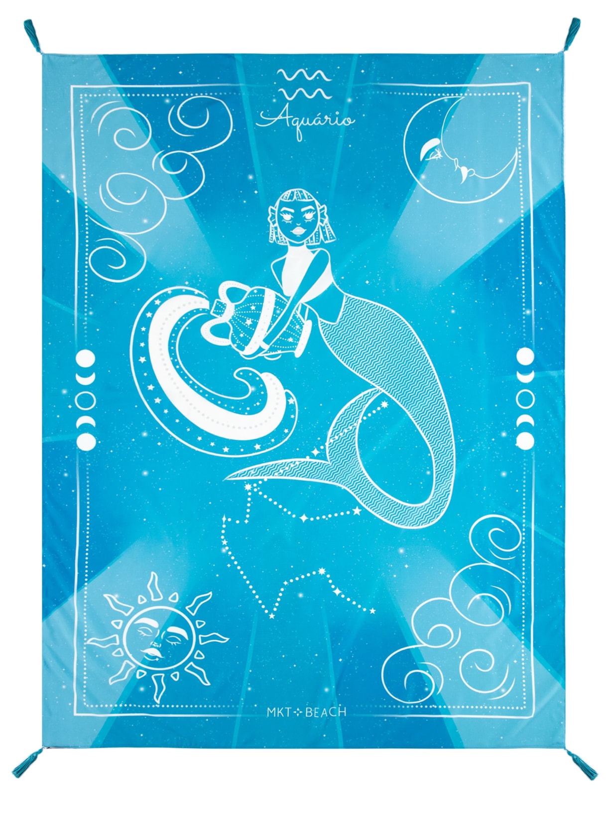 Canga Signos Aquário - Azul