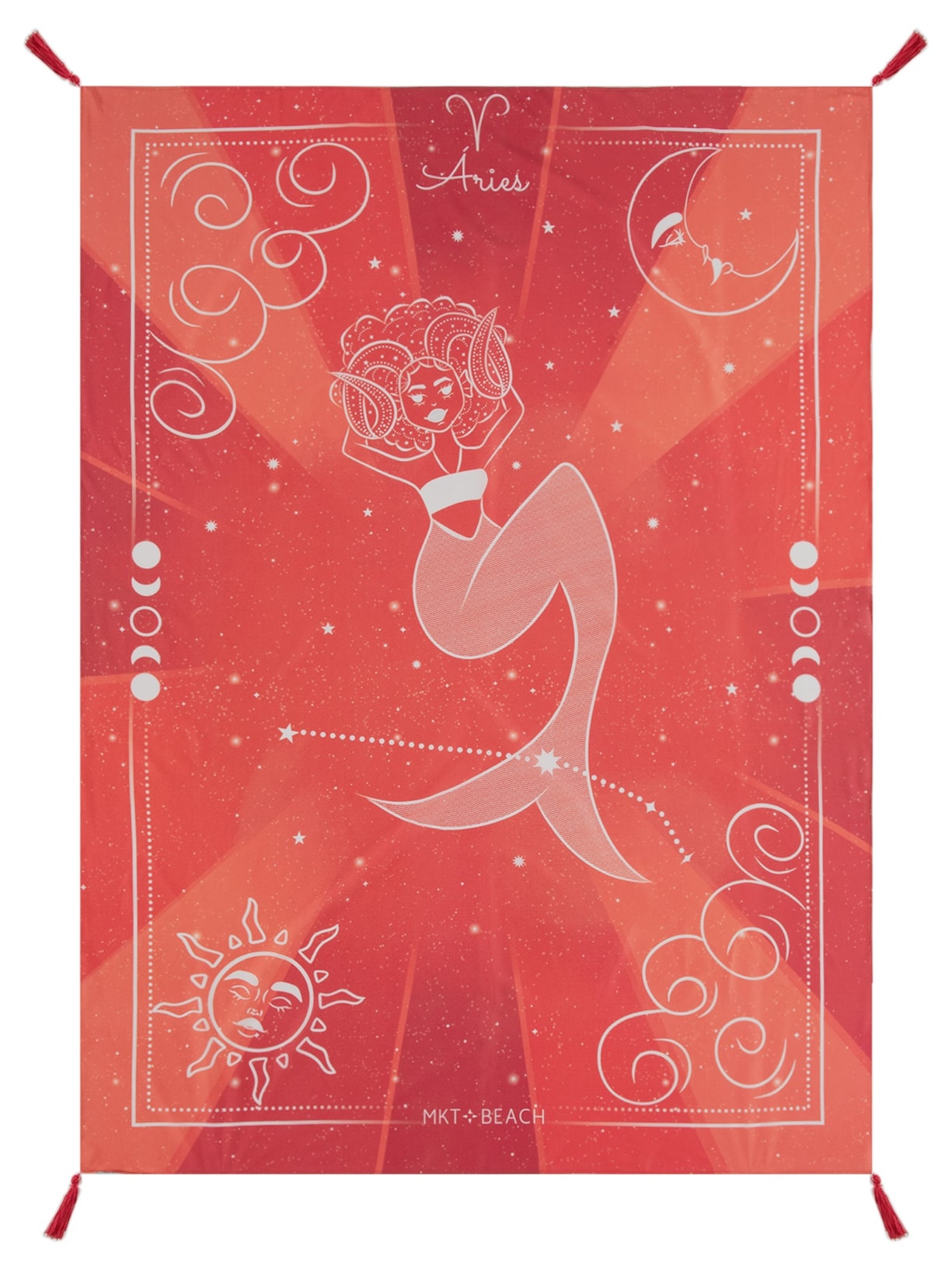 Canga Signos Áries - Vermelho