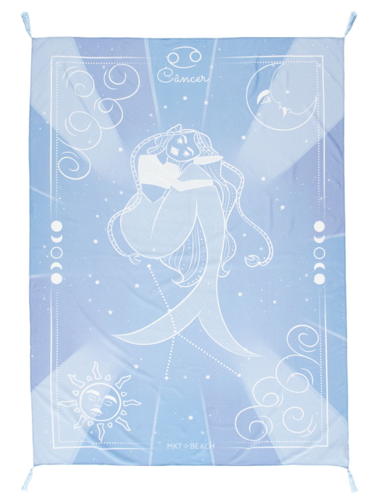 Canga Signos Câncer - Azul