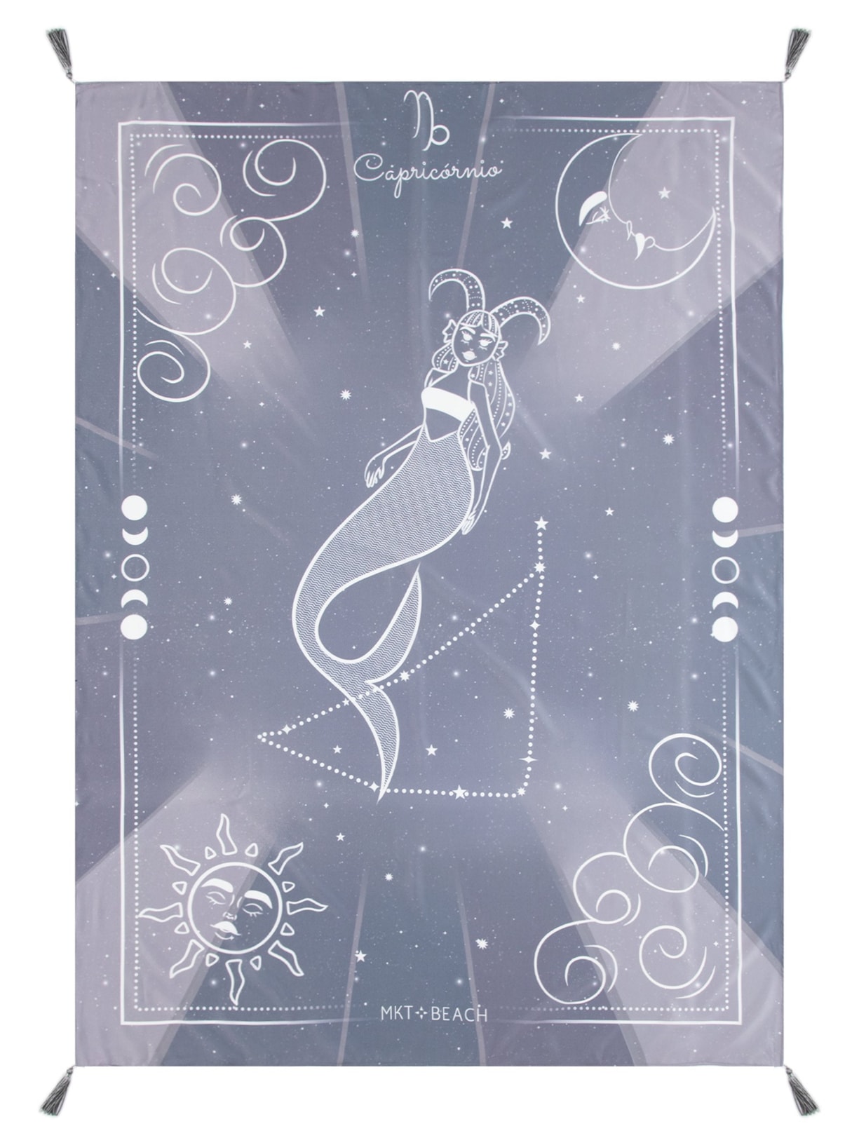 Canga Signos Capricórnio - Preto