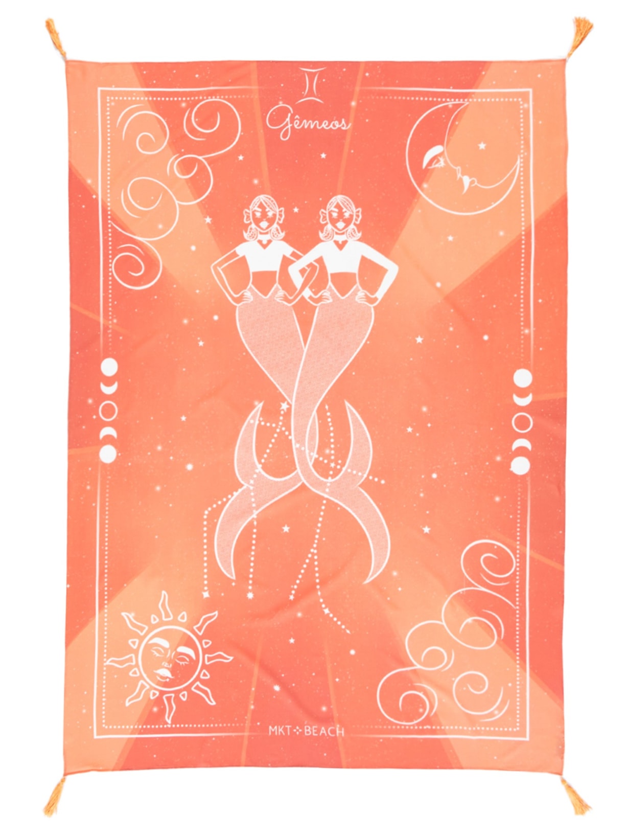 Canga Signos Gêmeos - Laranja