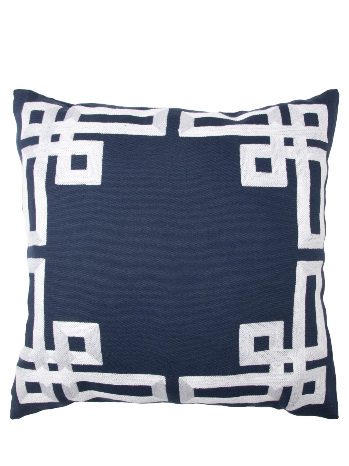 Capa De Almofada Bordada Birdie - Azul