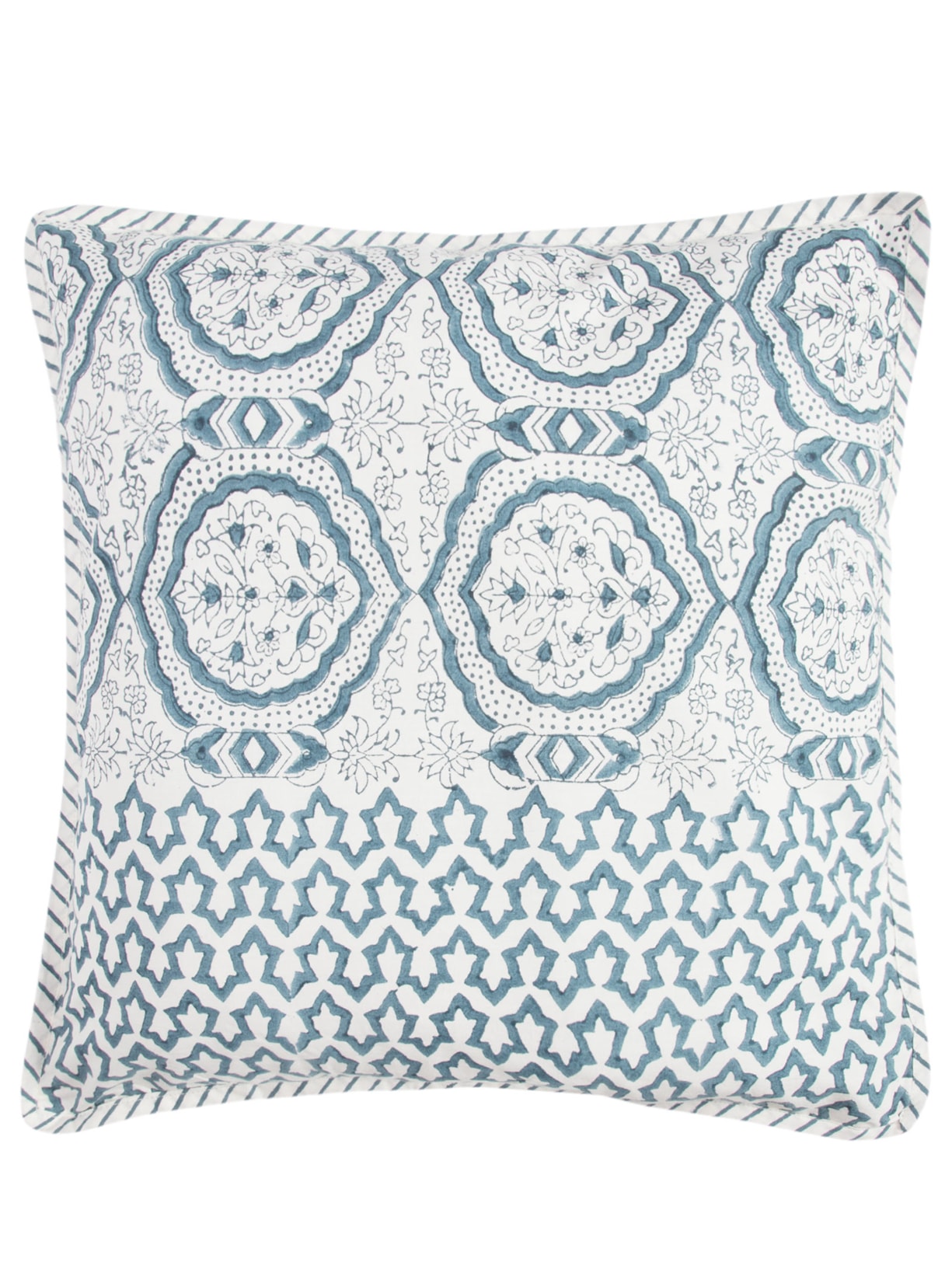 Capa De Almofada Estampada Shankar - Branco