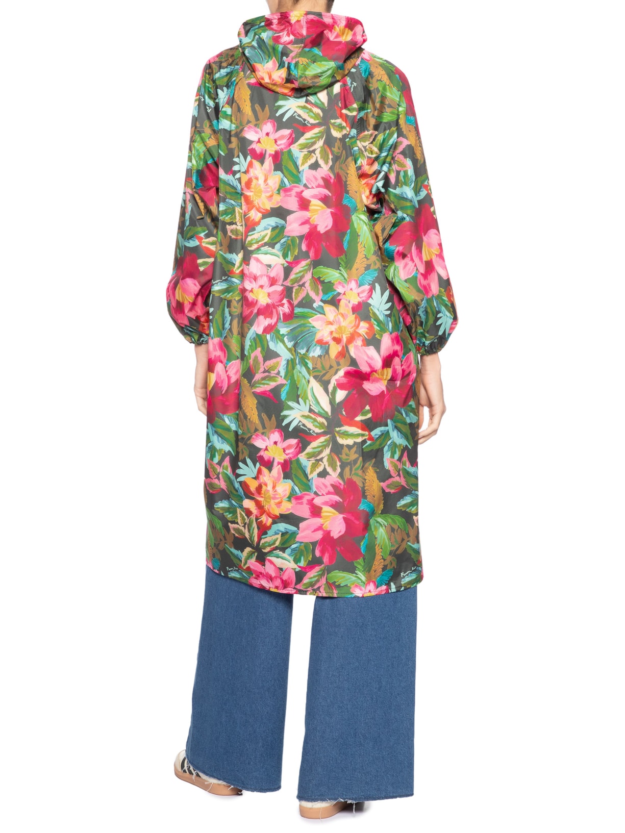 Capa De Chuva Chua Painted Flowers Verde Farm Etc