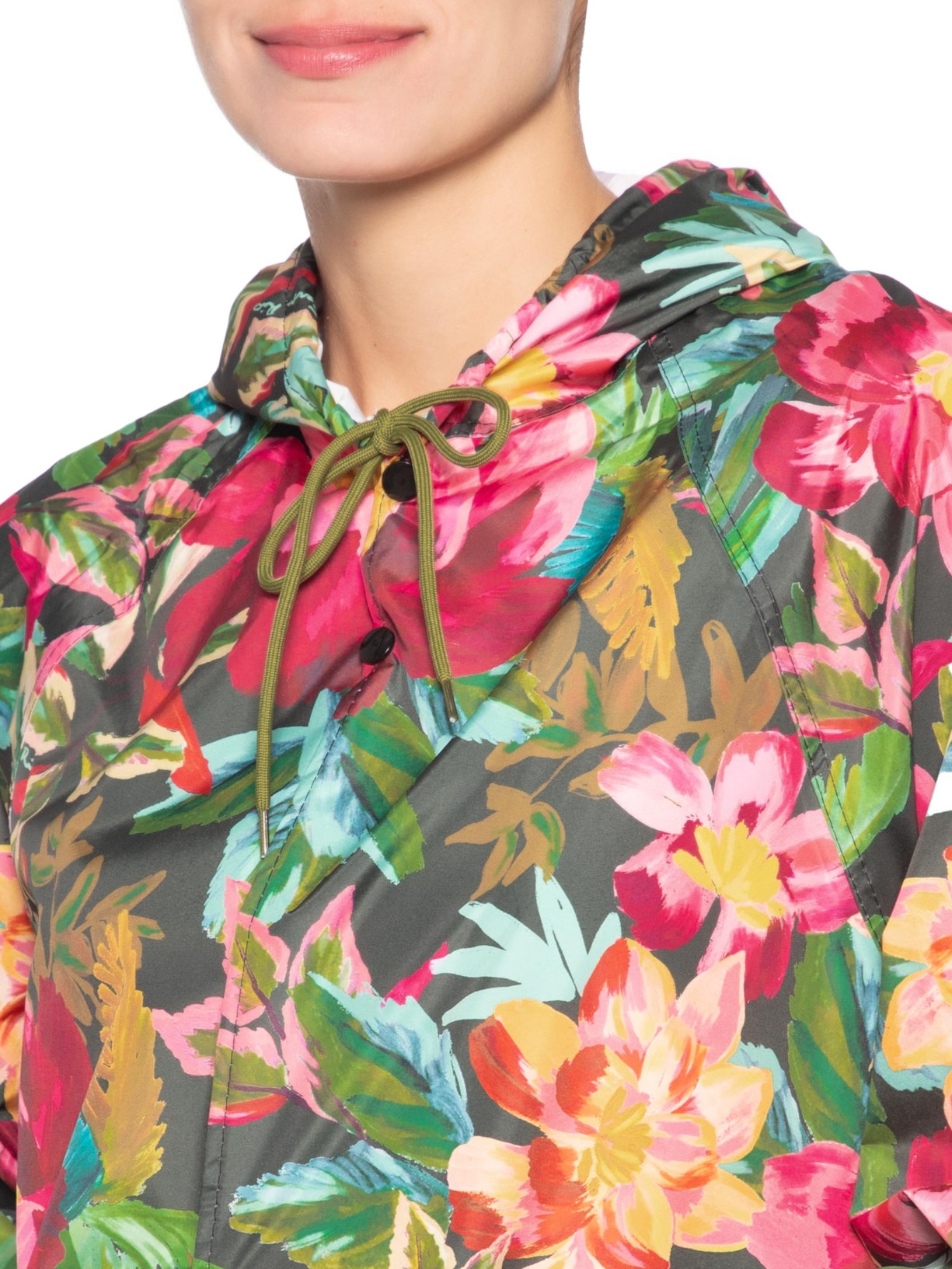 Capa De Chuva Chua Painted Flowers Verde Farm Etc