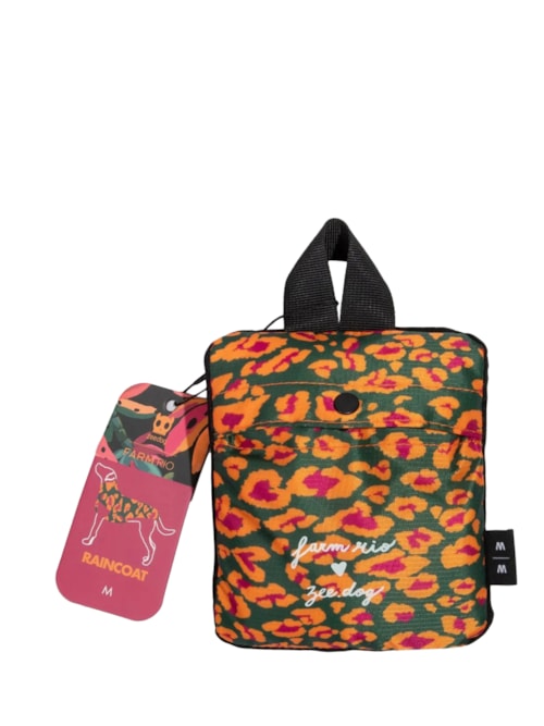 Capa De Chuva Onça - Rosa