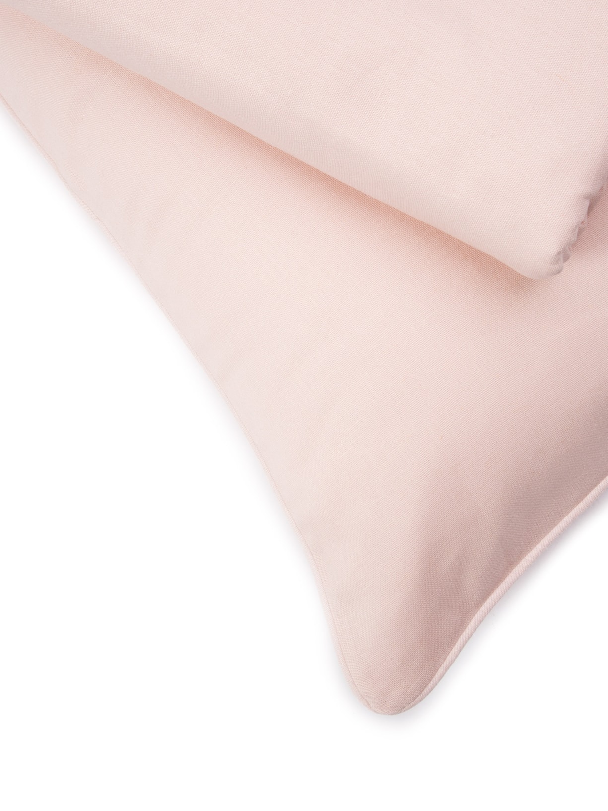 Capa Duvet Casal Lino Em Linho Misto 3 Peças Rosa Blue Gardenia