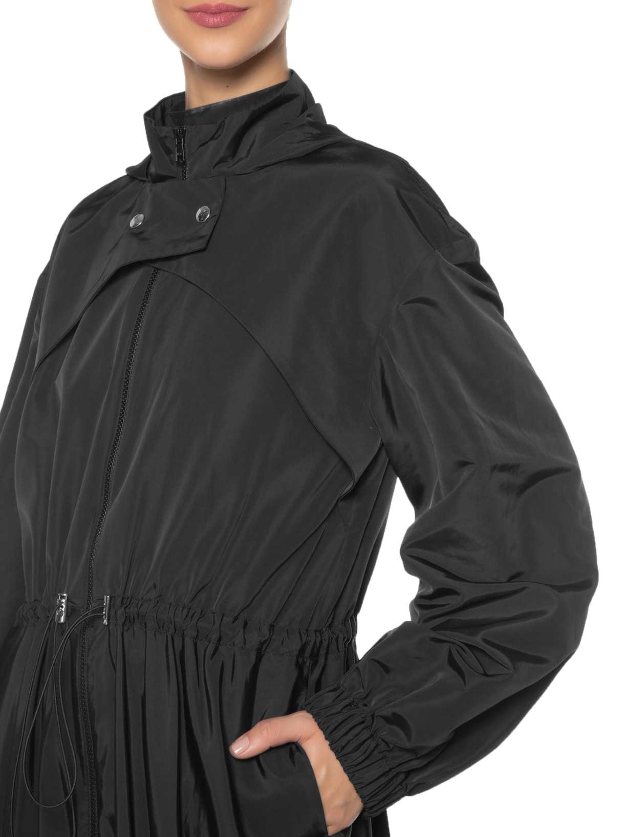 Capa Feminina Alongada Preto Z.vitor