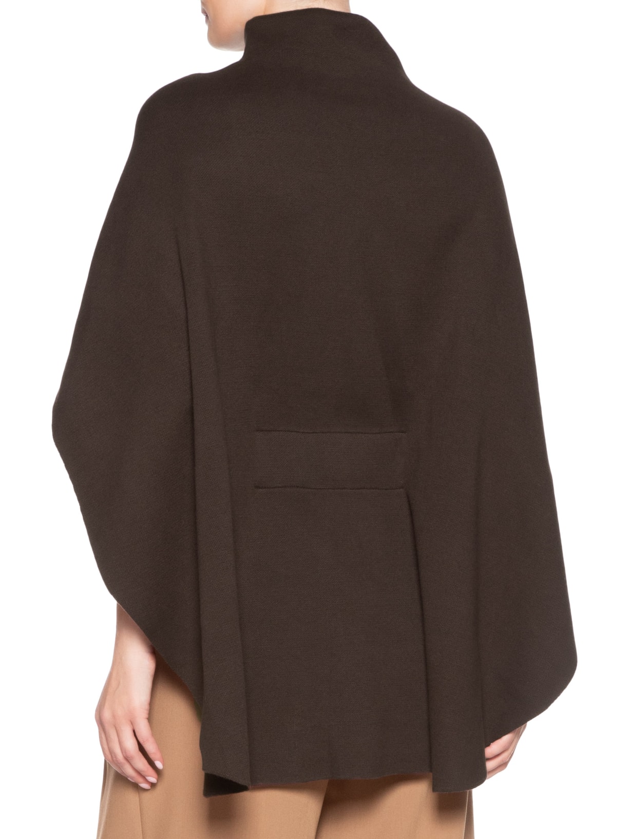 Capa Feminina Mininal Com Cinto Marrom Anselmi