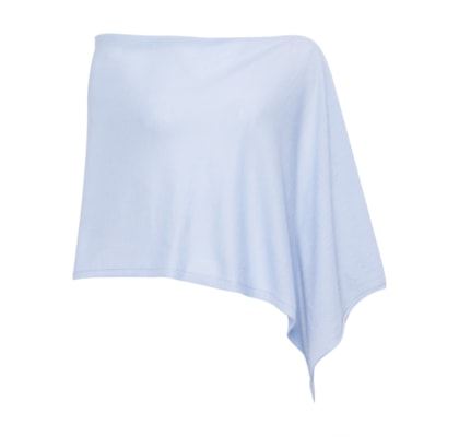 Capa Feminina Puro Cashmere - Azul