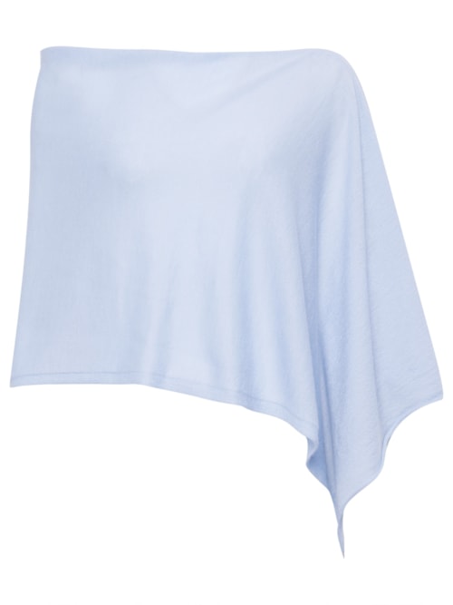 Capa Feminina Puro Cashmere - Azul