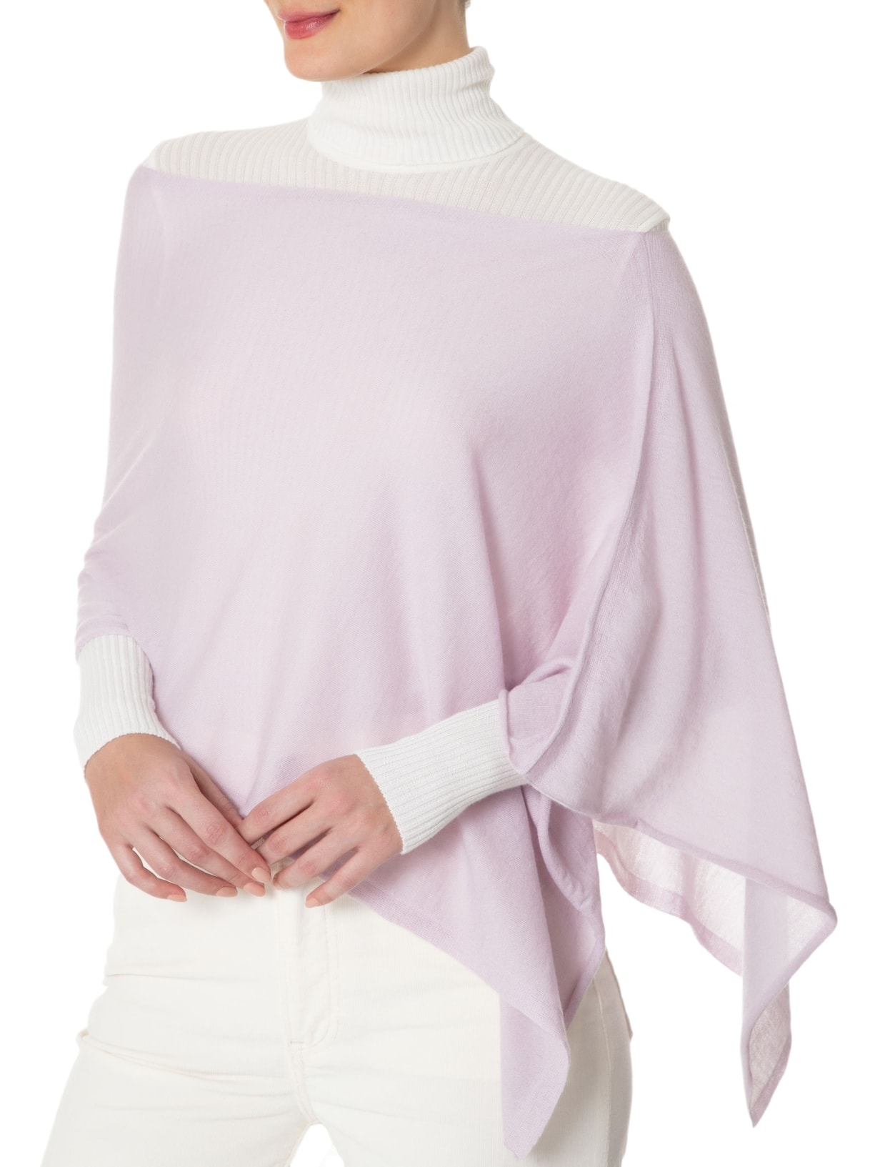 Capa Feminina  Puro Cashmere Rosa '2Essential