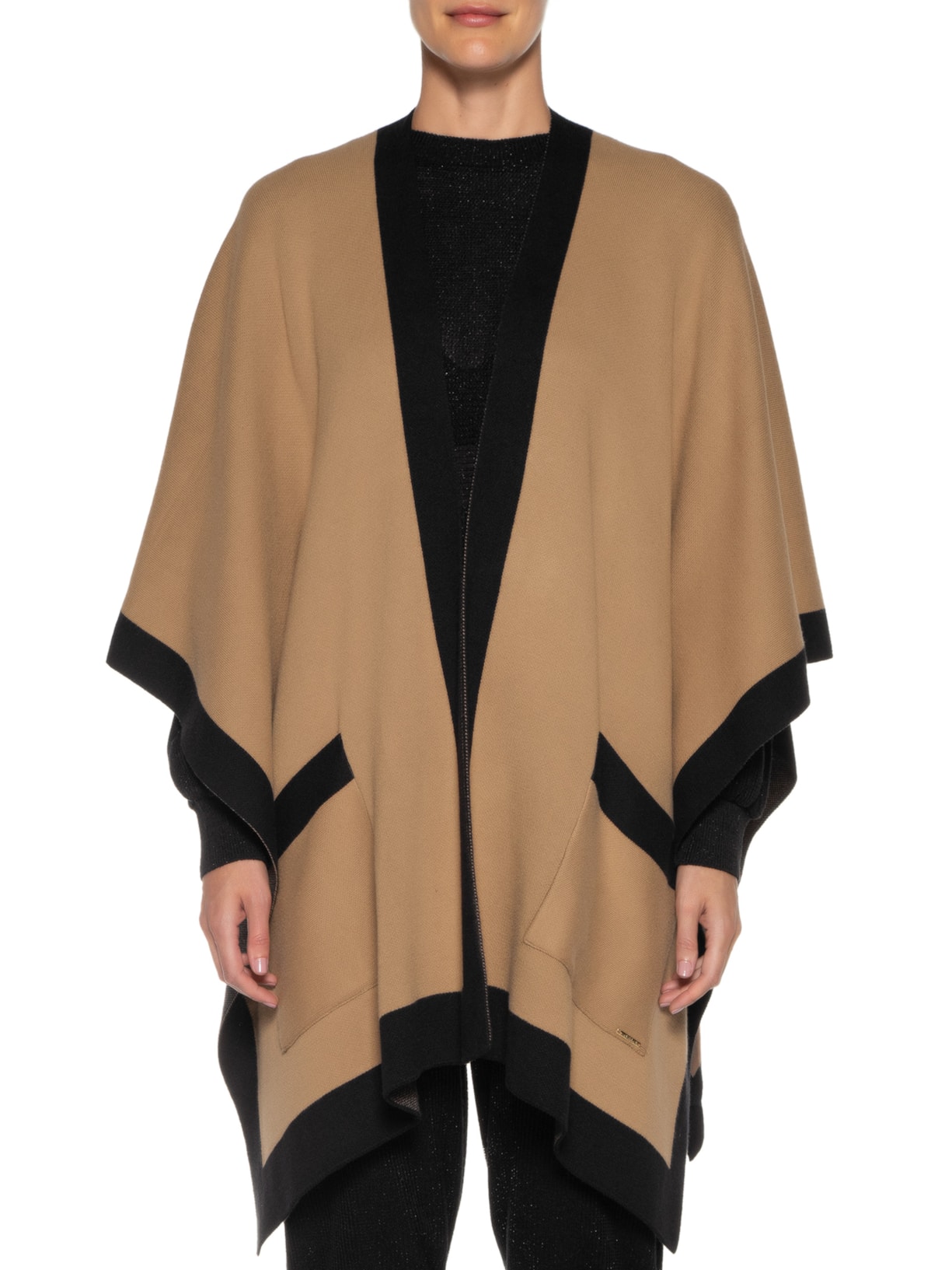 Capa Feminino Tricot Marrom Anselmi