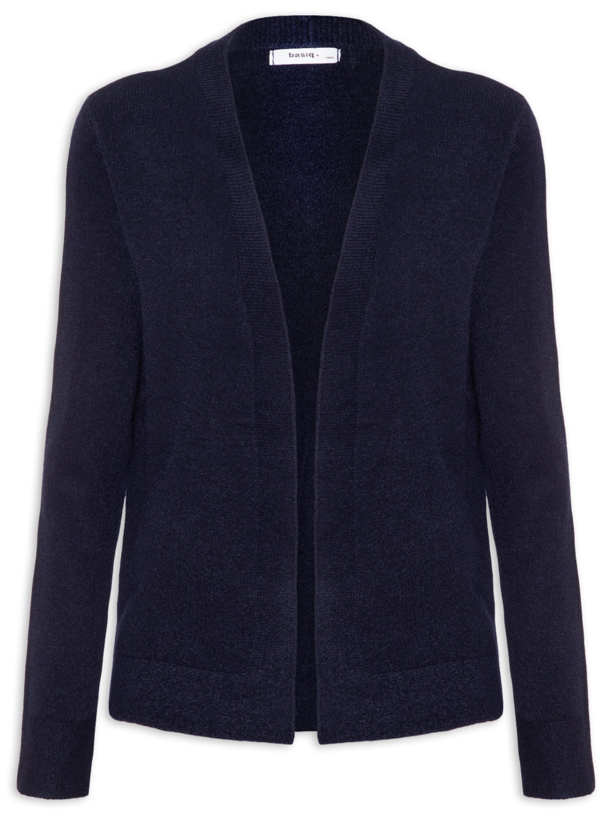 Cardigã Feminino Comfy Em Tricot - Azul