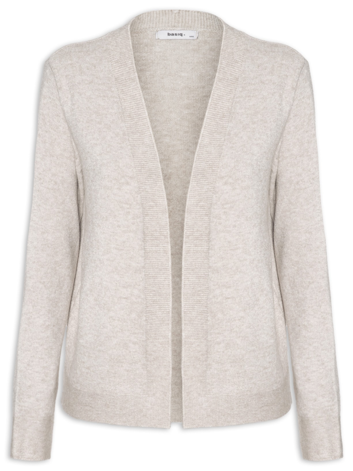 Cardigã Feminino Comfy Em Tricot - Bege