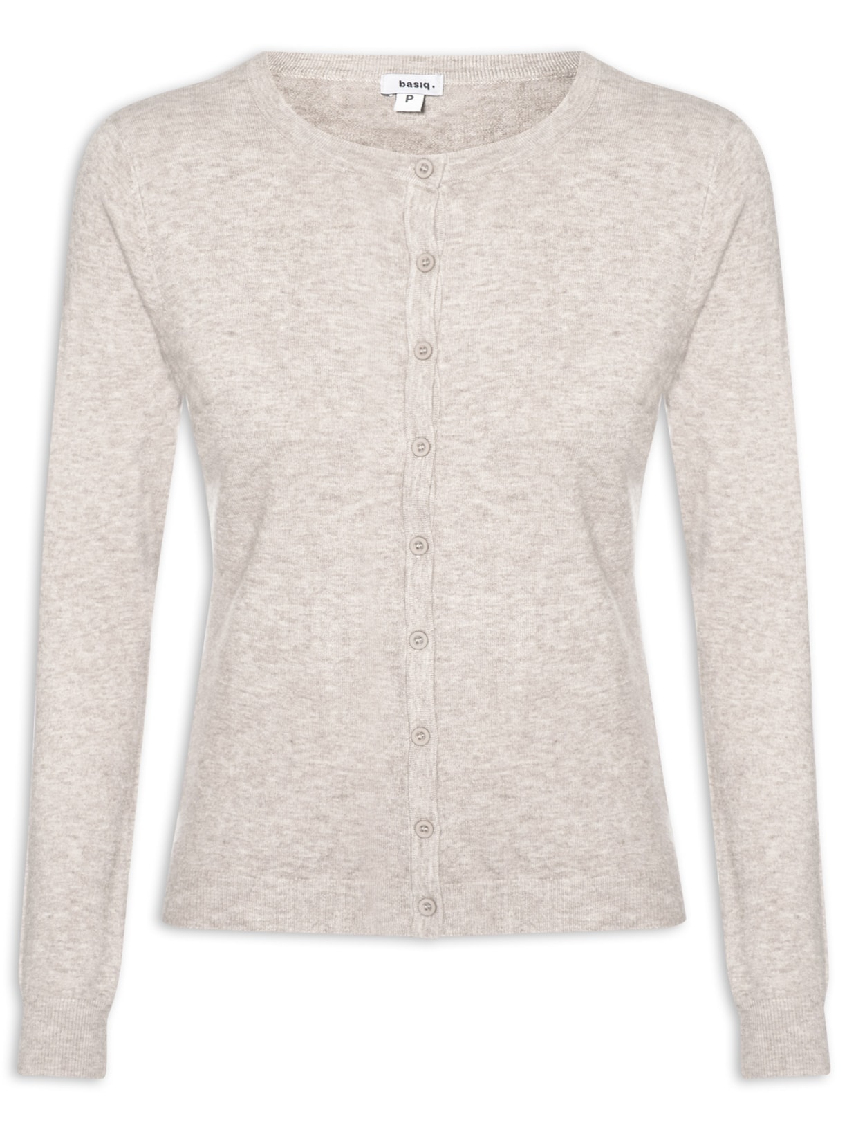 Cardigã Feminino Em Tricot - Bege