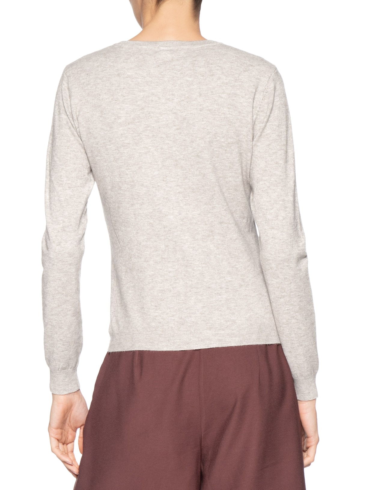 Cardigã Feminino Em Tricot Bege Basiq