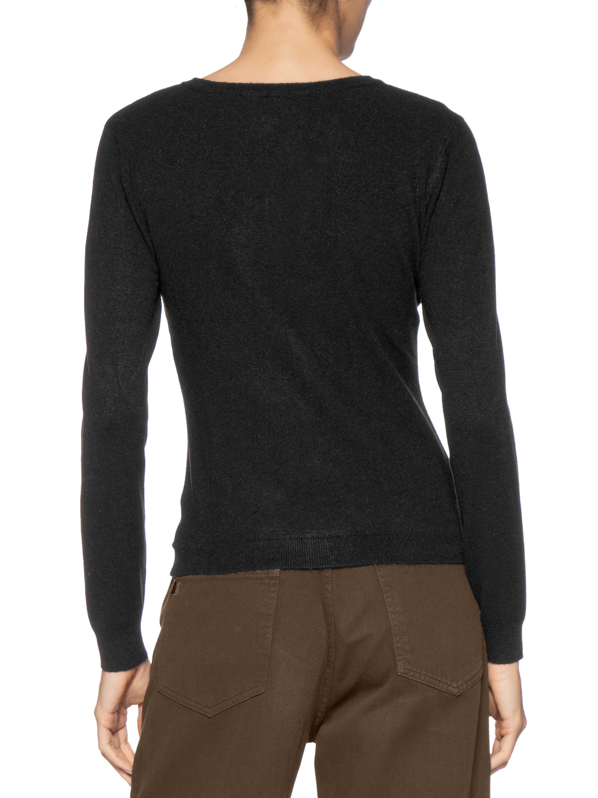 Cardigã Feminino Em Tricot Preto Basiq
