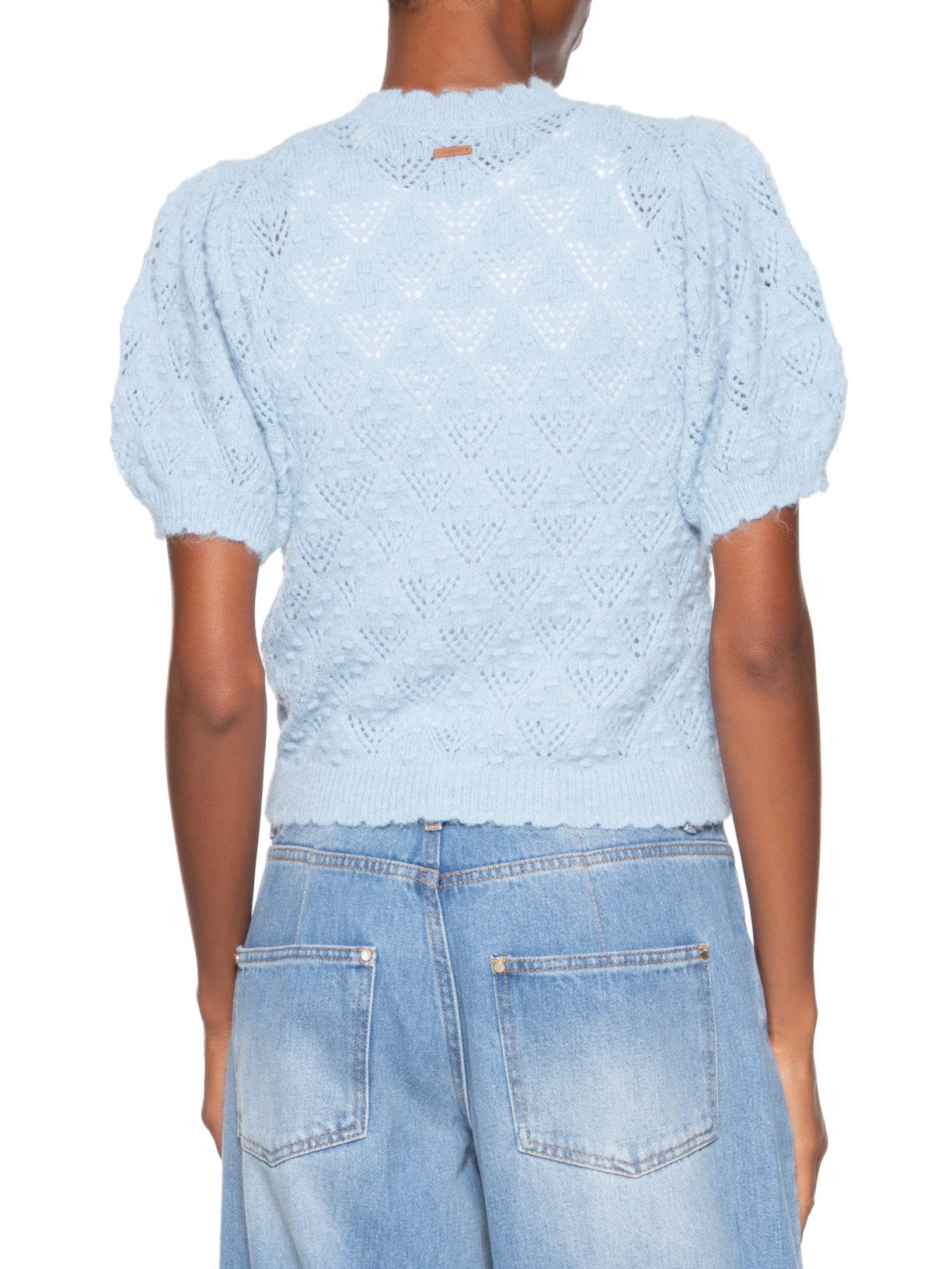 Cardigã Feminino Pauline Pointelle SS Cardi Azul Levi's