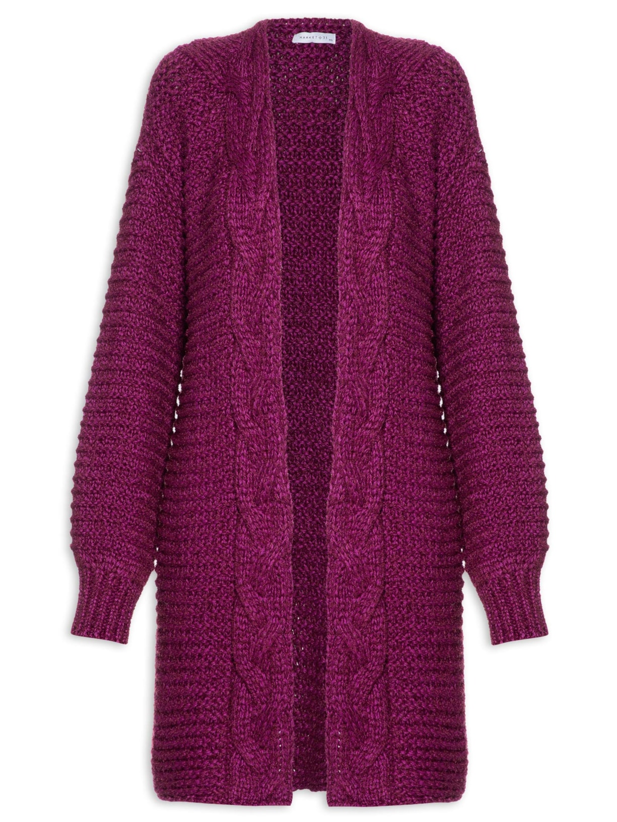 Cardiga Feminino Tricot - Roxo