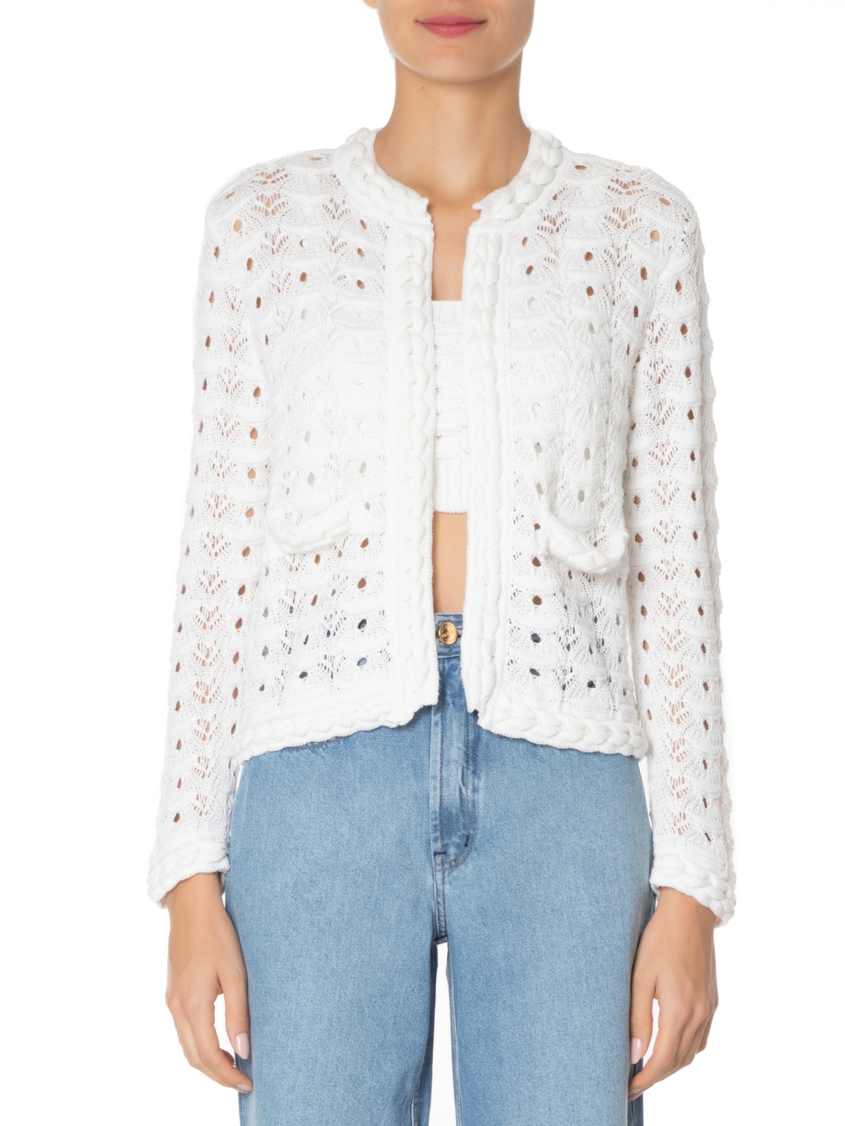 Cardigan Eloise Off White Iorane