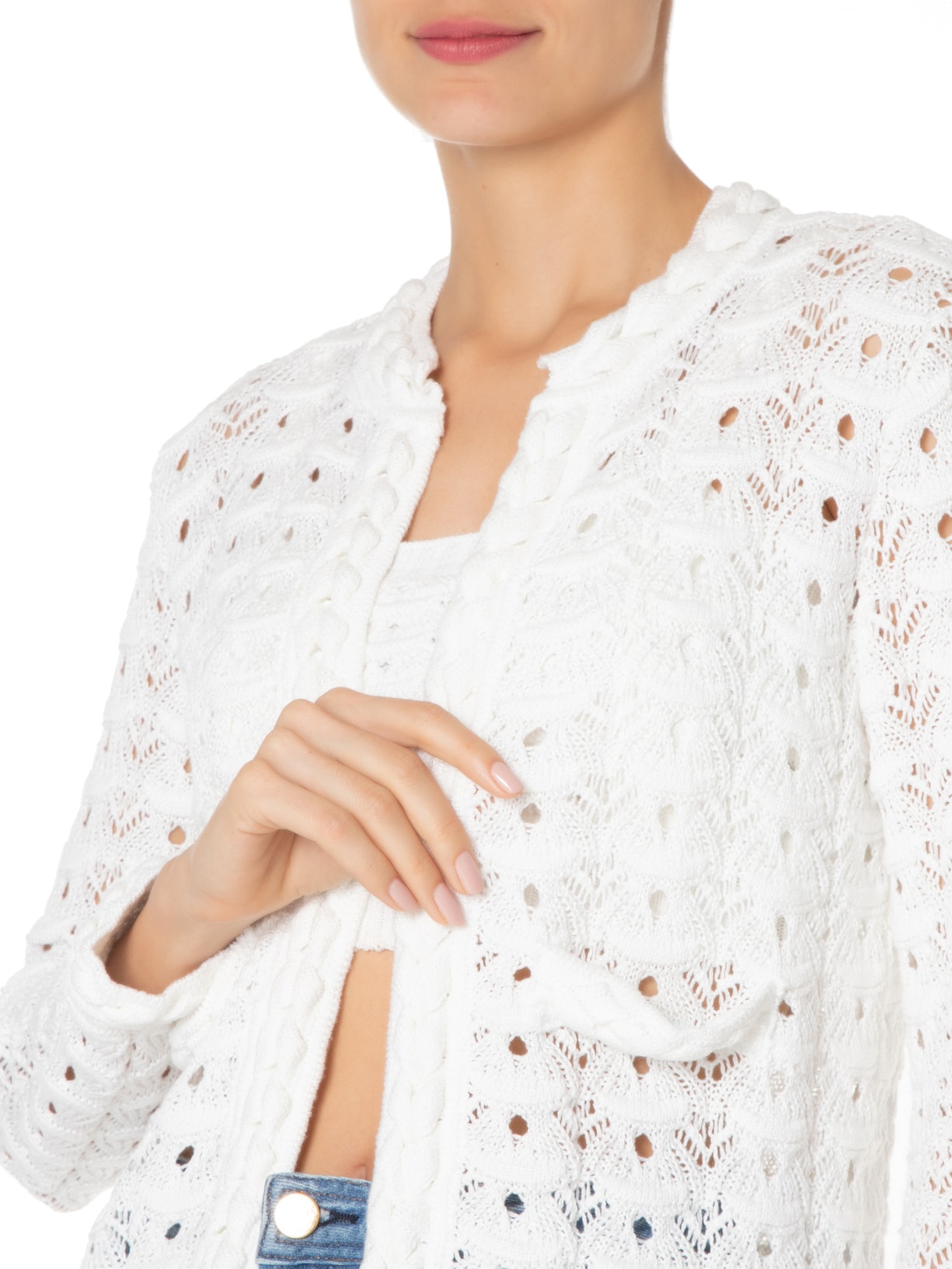Cardigan Eloise Off White Iorane