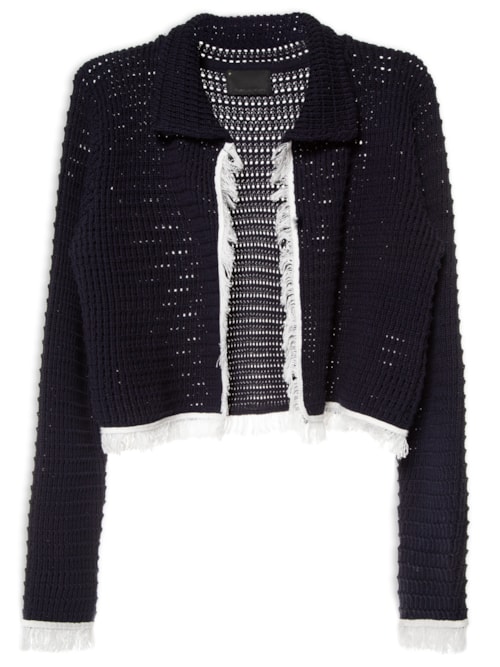 Cardigan Feminino Castil - Azul