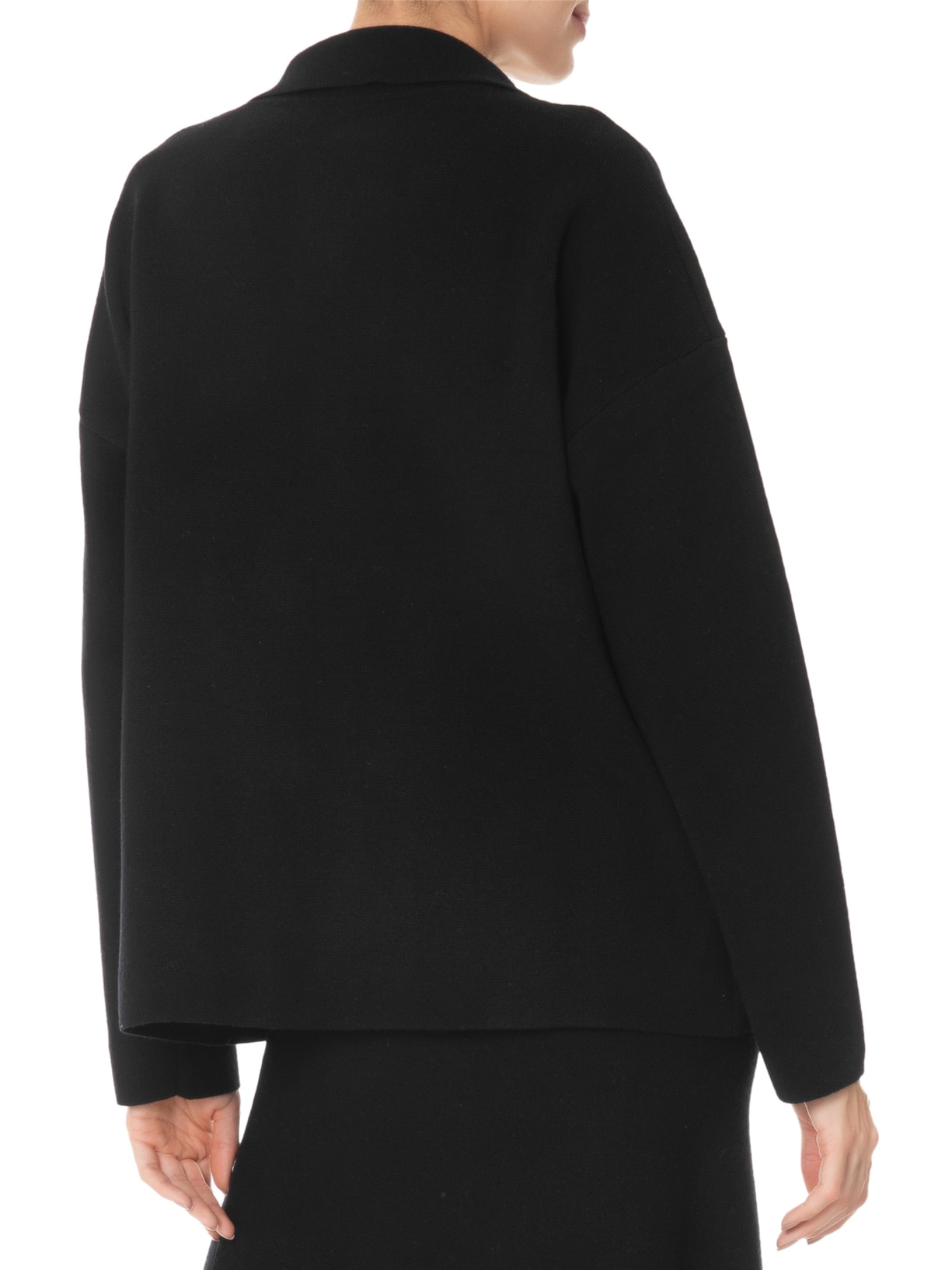 Cardigan Feminino Com Blend de Lã e Cashmere Preto '2Essential