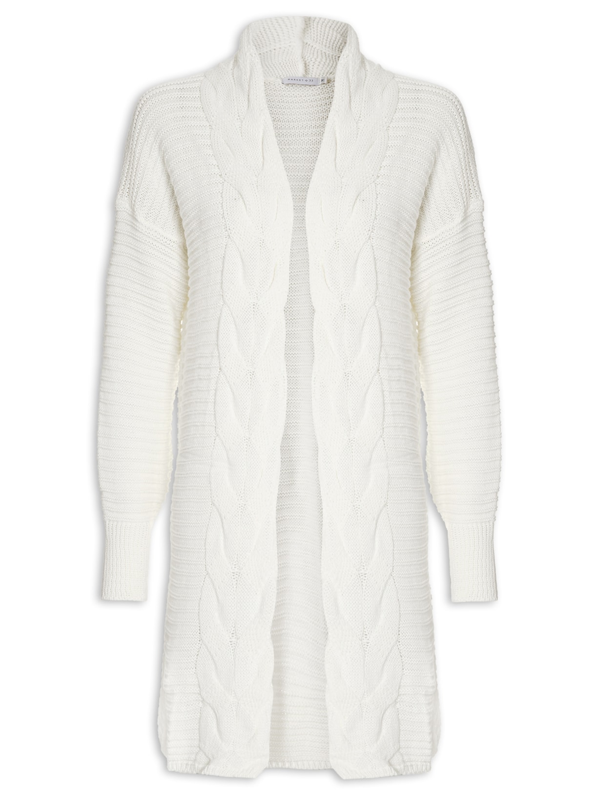 Cardigan Feminino Em Tricot - Off White