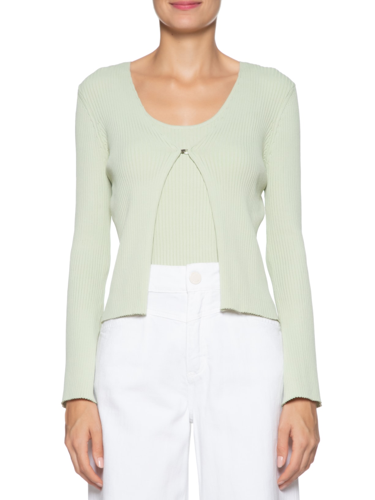 Cardigan Feminino Fiori - Verde by LE LIS