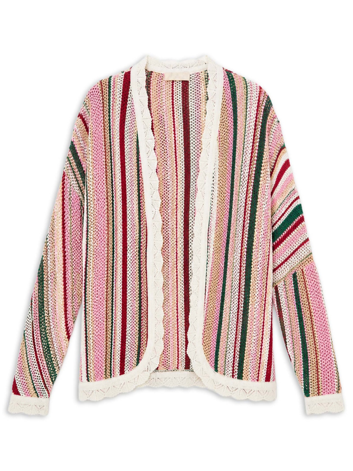 Cardigan Feminino Klein Rosa Triya