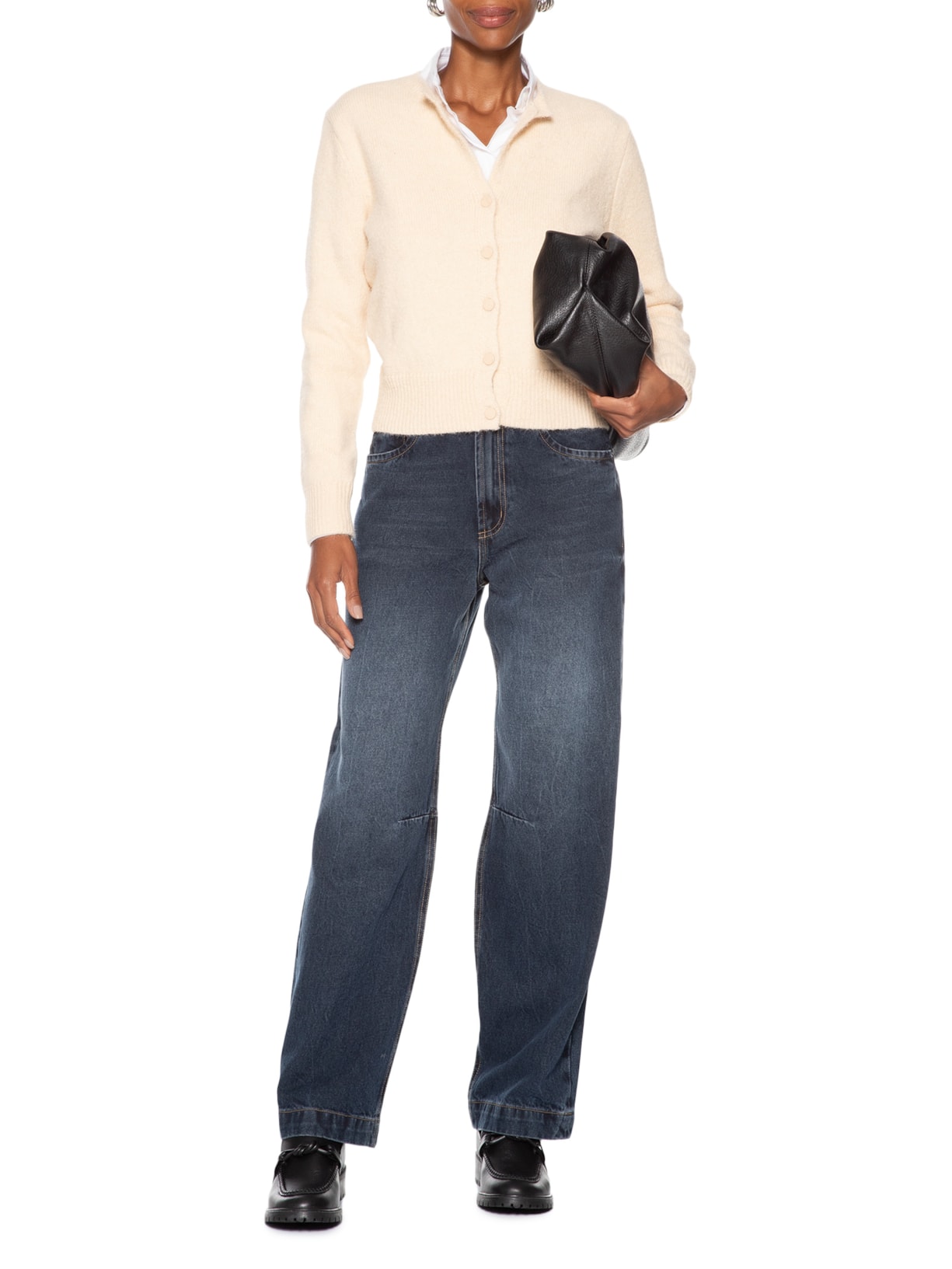 Cardigan Feminino Liso Bege Animale Jeans