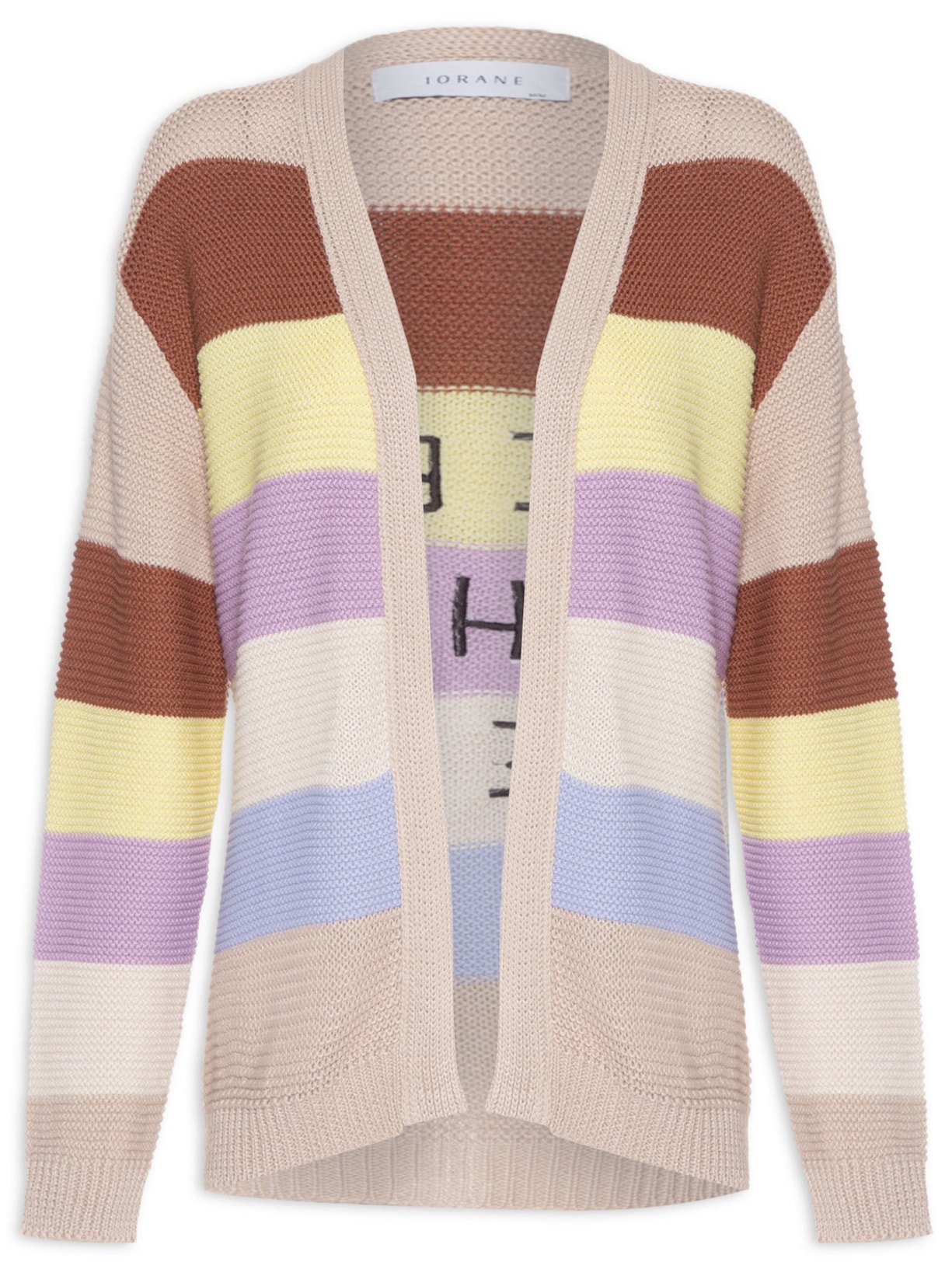 Cardigan Feminino Maxi Feel The Beat - Bege